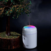 Humidifiers with Colorful Light for Room, Bedroom, Office, Car Don't use Essential, 300 ml