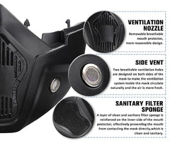 Motorbike Open Face Goggle Mask