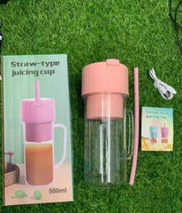 Juicer with Straw & Handle