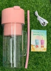 Juicer with Straw & Handle