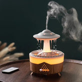 RainDrop Mist Cloud – 7-Color LED Aromatherapy Humidifier