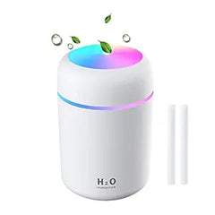 Humidifiers with Colorful Light for Room, Bedroom, Office, Car Don't use Essential, 300 ml