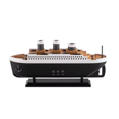Essential Oil Diffuser Ship Shape Two Spray Mode Jellyfish Smoke Ring Spray LEDs,Remote Control, Power Adapter Aromatherapy Office Humidifier(250ml Capacity)