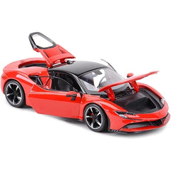 Diecast Red ferari SF90 Scale Model