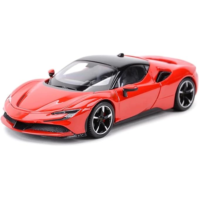 Diecast Red ferari SF90 Scale Model