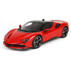 Diecast Red ferari SF90 Scale Model