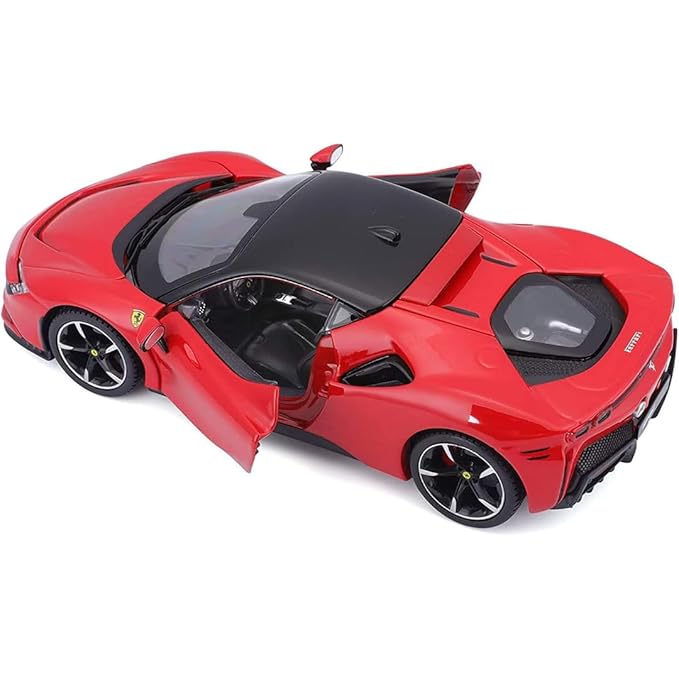 Diecast Red ferari SF90 Scale Model