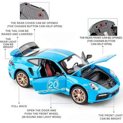 1:32 Porsche Carrera 911 Toy Car Model