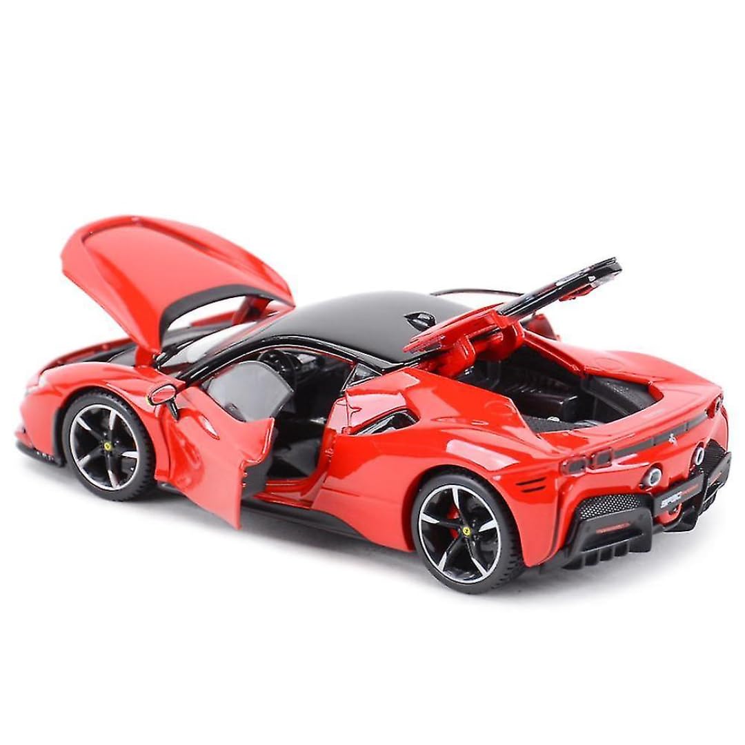 Diecast Red ferari SF90 Scale Model