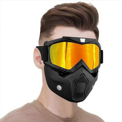 Motorbike Open Face Goggle Mask