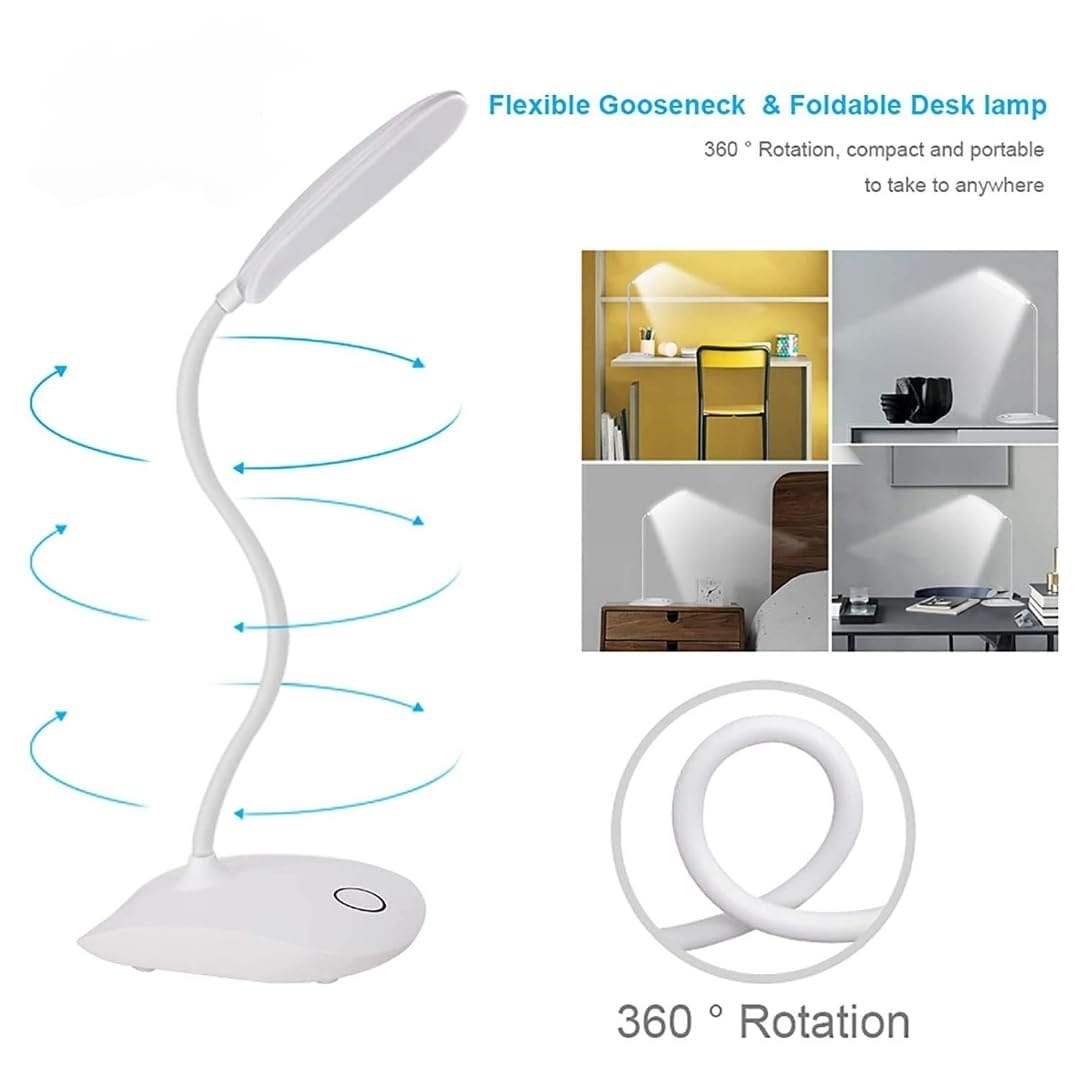 Table Lamp for Study Led Light, Led Desk Light Touch Control Eye Caring, Desk Lamp