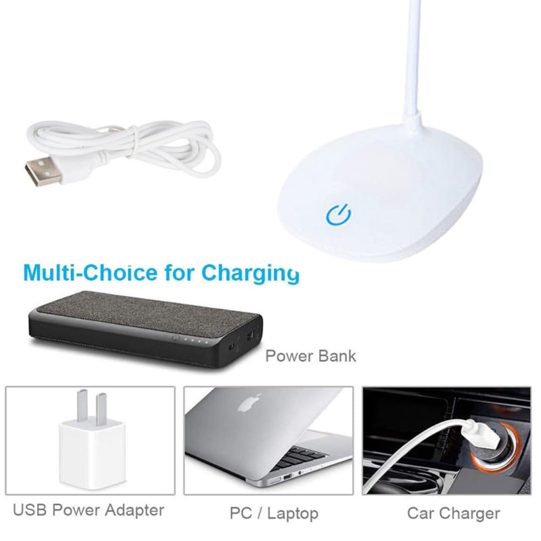 Table Lamp for Study Led Light, Led Desk Light Touch Control Eye Caring, Desk Lamp
