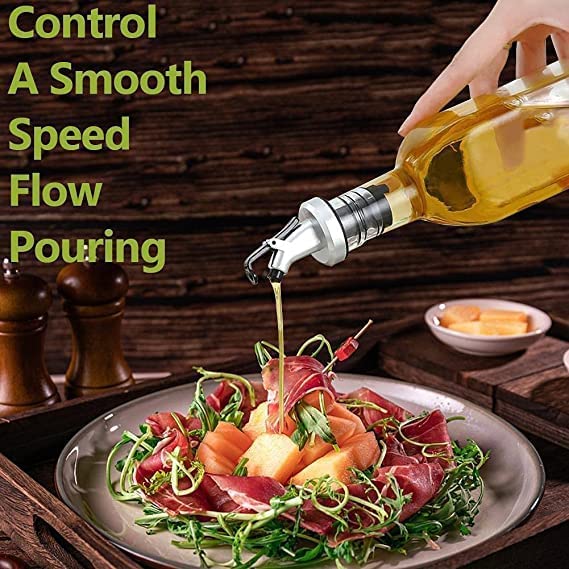 250 ml Glass Oil Dispenser Bottle with Silicon Funnel