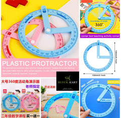 Stationery Protractor 360° Measuring Tools
