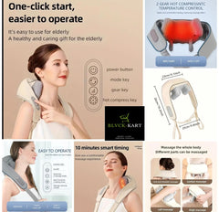 Comfortable neck and shoulder massager